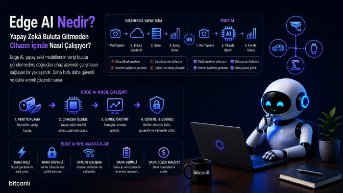 Edge AI Nedir? Yapay Zekâ Buluta Gitmeden Cihazın İçinde Nasıl Çalışıyor?